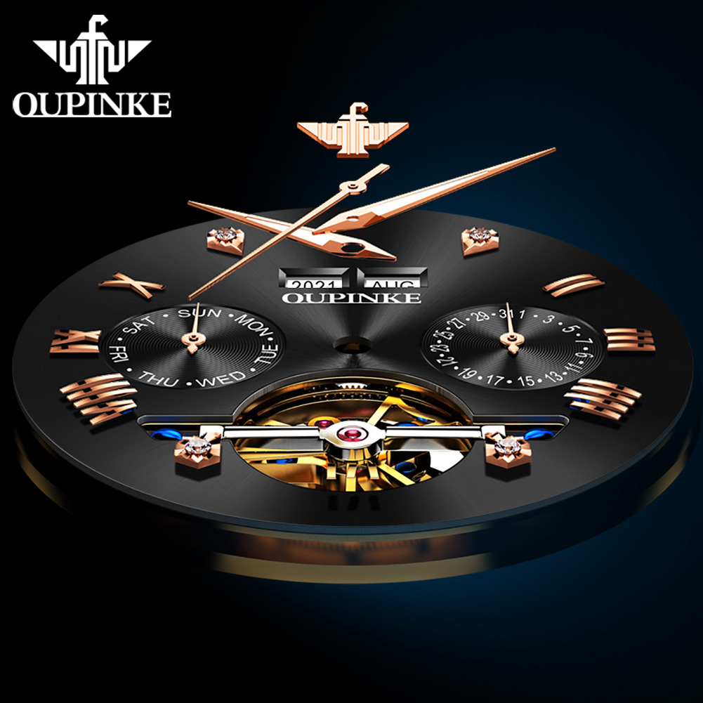 OUPINKE 3186 Men's Watch Luxur - Omega Watch Constellation ulasan dan harga
