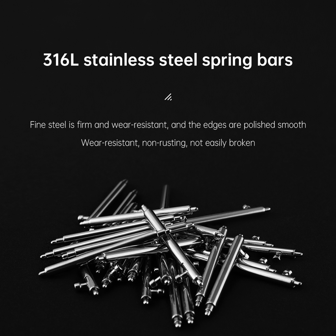 Maikes 316L Stainless Steel Qu - Curved Spring Bar ulasan dan harga
