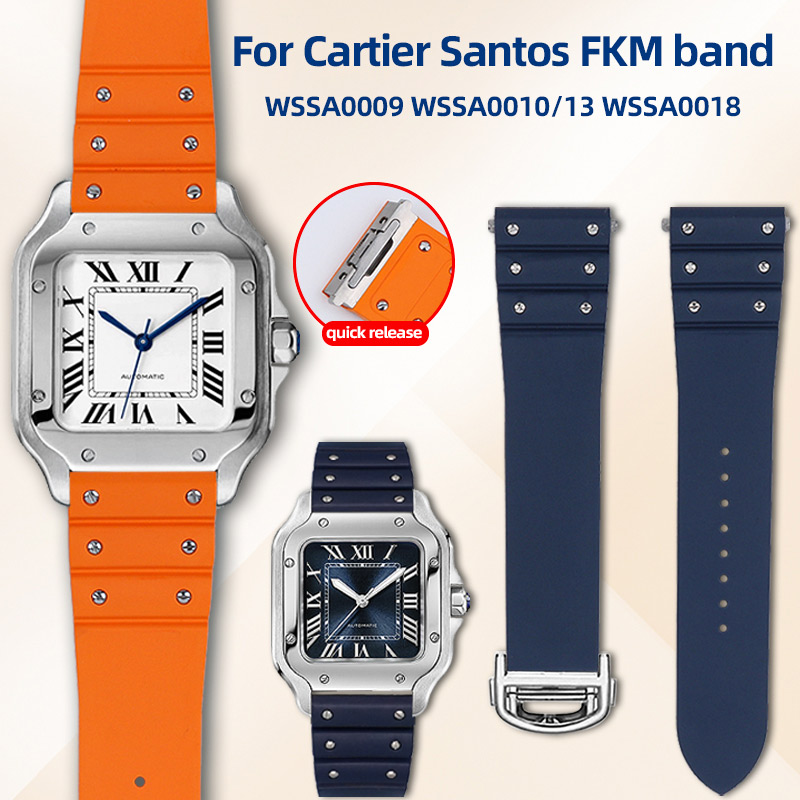 19mm 21mm For Cartier Santos W - Suede Strap Watch ulasan dan harga