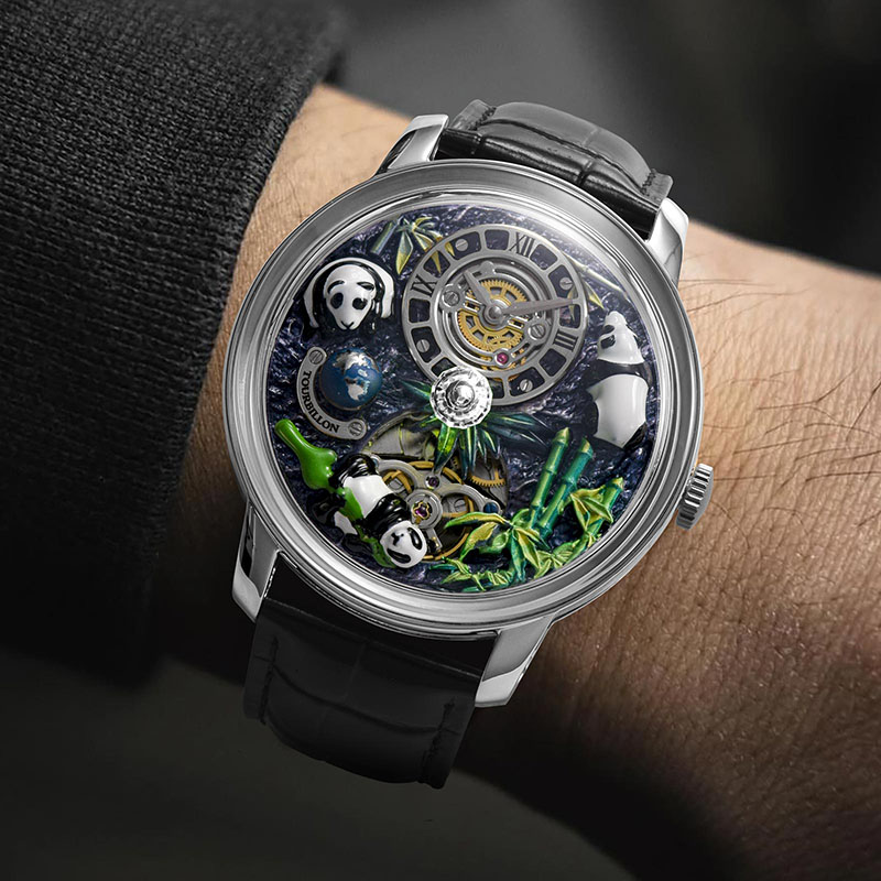 Panda Bamboo Mechanical Men's  - Omega Watch Constellation ulasan dan harga