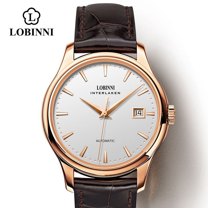 LOBINNI L12026 Men's Mechanica - Omega Watch Constellation ulasan dan harga
