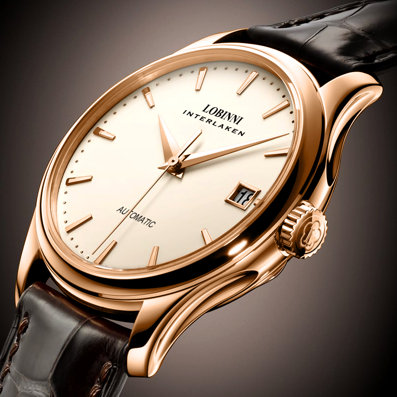 LOBINNI L12026 Men's Mechanica - Omega Watch Constellation ulasan dan harga