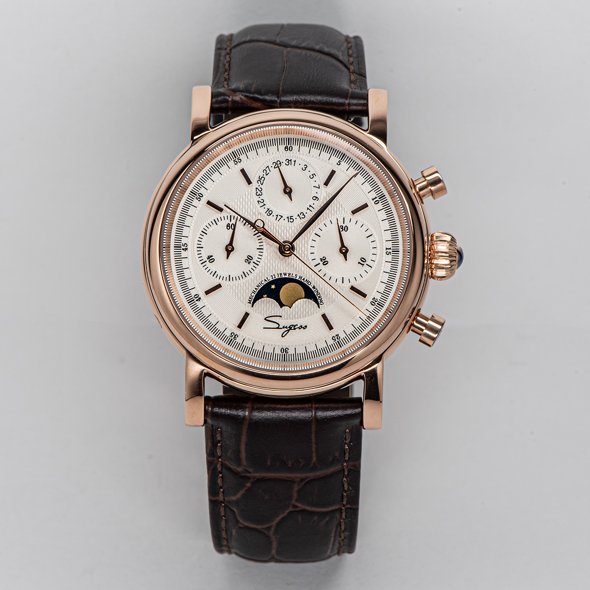 Sugess Pilot Chronograph Mecha - Omega Watch Constellation ulasan dan harga