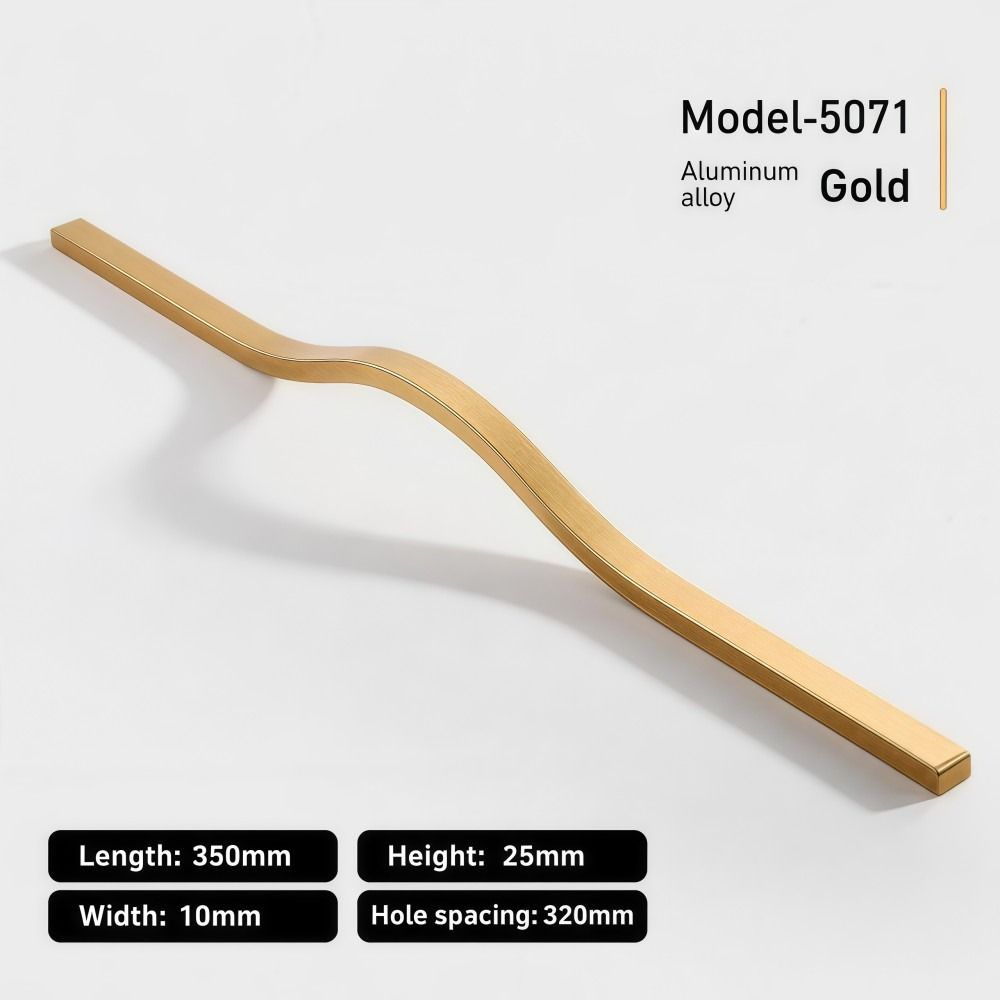 Aluminum Alloy Cabinet Pull Ha - Curved Spring Bar ulasan dan harga