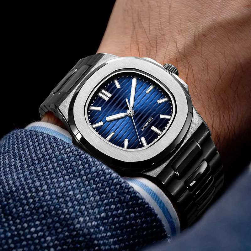MACARLON 43mm Nautilus Style A - Patek Philippe Watch Nautilus ulasan dan harga